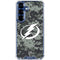 NHL Tampa Bay Lightning Camo Galaxy S25 Clear Case