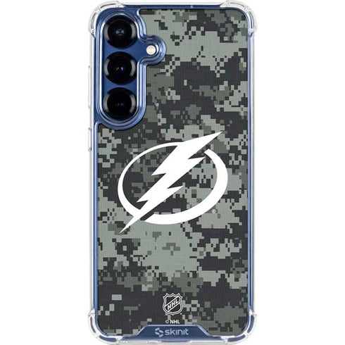NHL Tampa Bay Lightning Camo Galaxy S25 Plus Clear Case
