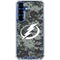 NHL Tampa Bay Lightning Camo Galaxy S25 Plus Clear Case