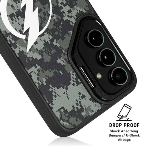 NHL Tampa Bay Lightning Camo Galaxy S26 Plus Kickstand Case
