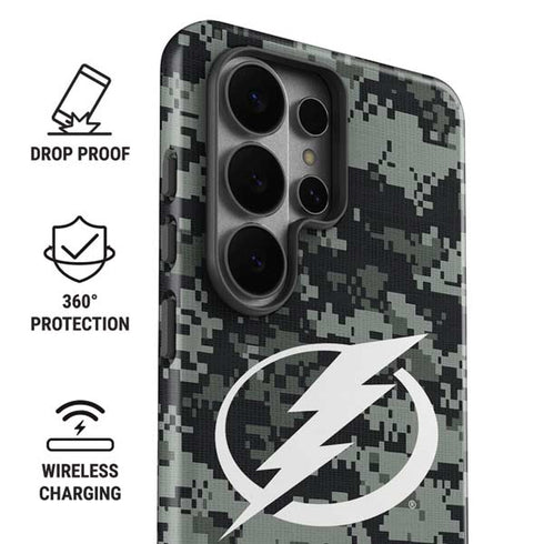 NHL Tampa Bay Lightning Camo Galaxy S26 Ultra Impact Case