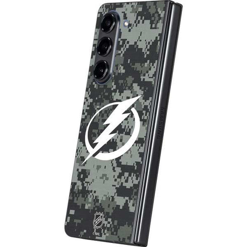 NHL Tampa Bay Lightning Camo Galaxy Z Fold5 5G Skin