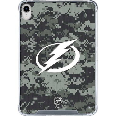 NHL Tampa Bay Lightning Camo iPad 11th Gen (2025) Clear Case