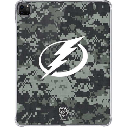 NHL Tampa Bay Lightning Camo iPad Pro 11in (2024) Clear Case