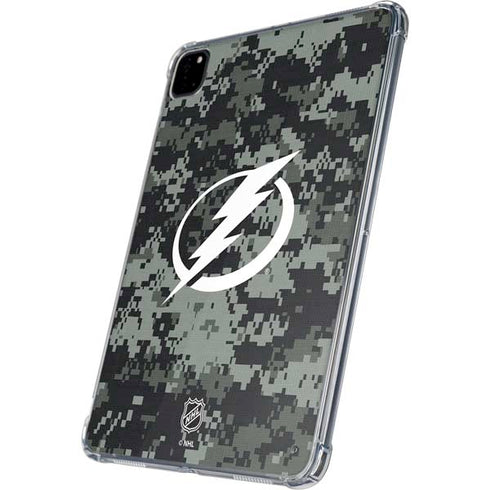 NHL Tampa Bay Lightning Camo iPad Pro 11in (2024) Clear Case