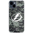 NHL Tampa Bay Lightning Camo iPhone 15 Clear Case