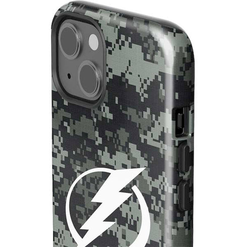 NHL Tampa Bay Lightning Camo iPhone 15 Impact Case