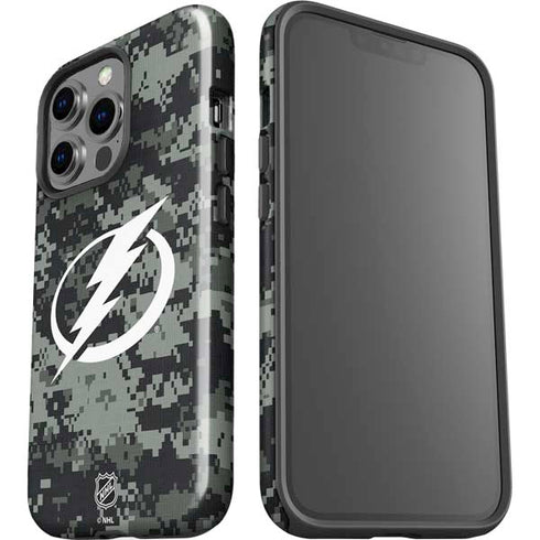 NHL Tampa Bay Lightning Camo iPhone 15 Pro Impact Case