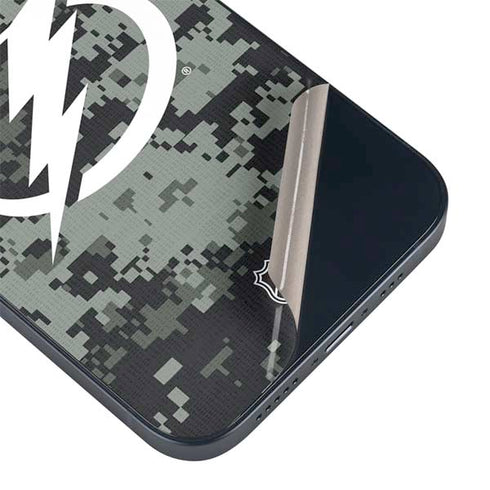 NHL Tampa Bay Lightning Camo iPhone 15 Skin