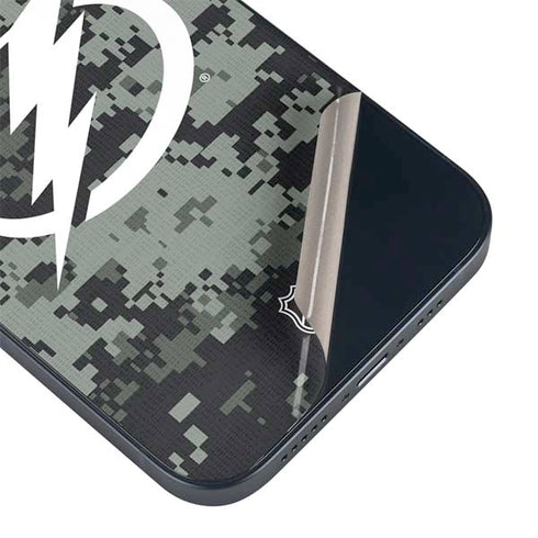 NHL Tampa Bay Lightning Camo iPhone 15 Skin