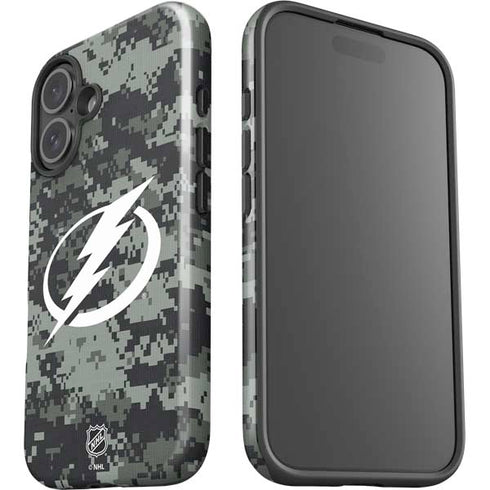 NHL Tampa Bay Lightning Camo iPhone 16 Impact Case