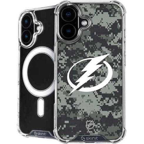 NHL Tampa Bay Lightning Camo iPhone 16 MagSafe Case