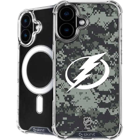 NHL Tampa Bay Lightning Camo iPhone 16 Plus MagSafe Case