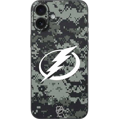 NHL Tampa Bay Lightning Camo iPhone 16 Plus Skin
