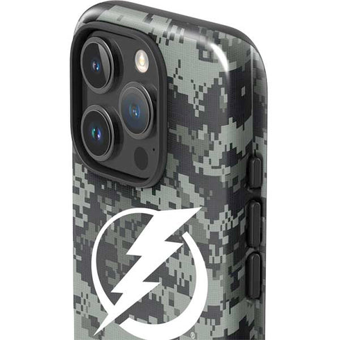 NHL Tampa Bay Lightning Camo iPhone 16 Pro Impact Case