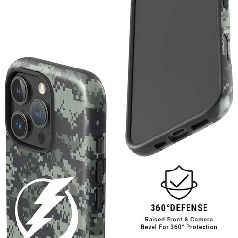 NHL Tampa Bay Lightning Camo iPhone 16 Pro Magsafe Impact Case