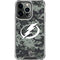 NHL Tampa Bay Lightning Camo iPhone 16 Pro Max Clear Case