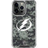 NHL Tampa Bay Lightning Camo iPhone 16 Pro Max Clear Case