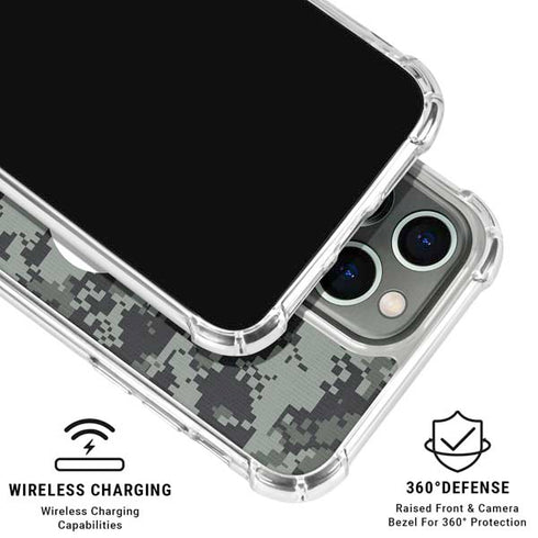 NHL Tampa Bay Lightning Camo iPhone 16 Pro Max Clear Case