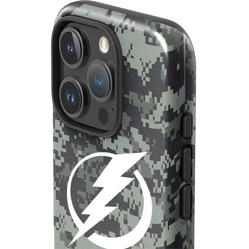 NHL Tampa Bay Lightning Camo iPhone 16 Pro Max Impact Case