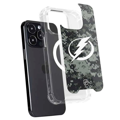 NHL Tampa Bay Lightning Camo iPhone 16 Pro Max MagSafe Case