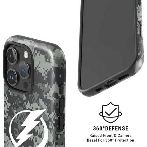 NHL Tampa Bay Lightning Camo iPhone 16 Pro Max Magsafe Impact Case