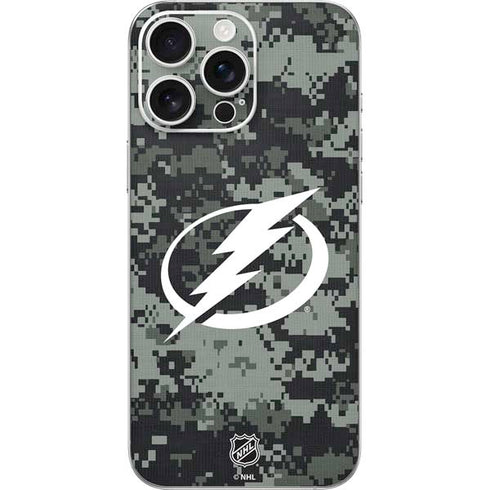 NHL Tampa Bay Lightning Camo iPhone 16 Pro Max Skin