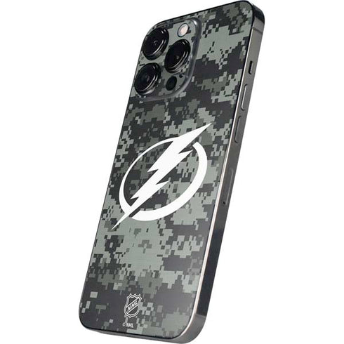 NHL Tampa Bay Lightning Camo iPhone 16 Pro Max Skin
