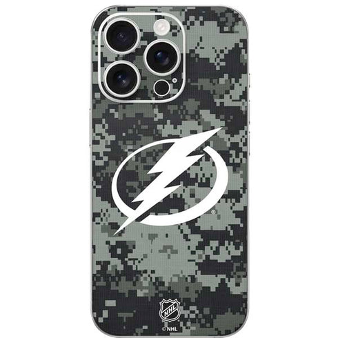 NHL Tampa Bay Lightning Camo iPhone 16 Pro Skin
