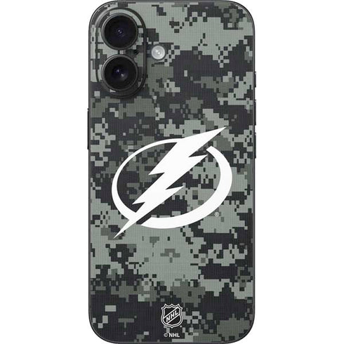 NHL Tampa Bay Lightning Camo iPhone 16 Skin