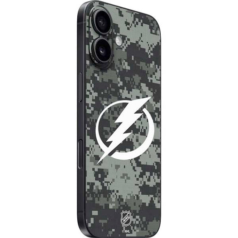 NHL Tampa Bay Lightning Camo iPhone 16 Skin