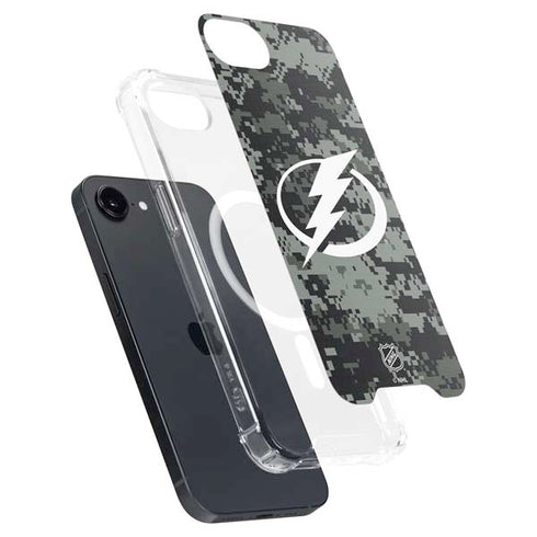 NHL Tampa Bay Lightning Camo iPhone 16e MagSafe Case