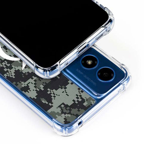 NHL Tampa Bay Lightning Camo Moto G Play 4G (2024) Clear Case