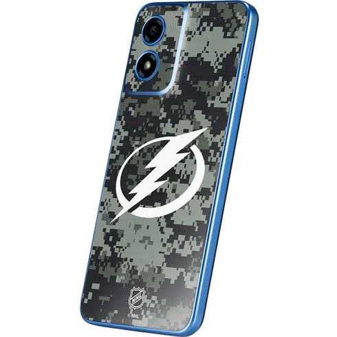 NHL Tampa Bay Lightning Camo Moto G Play 4G (2024) Skin