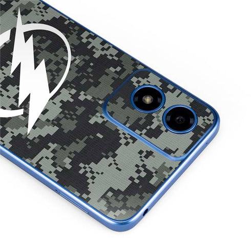 NHL Tampa Bay Lightning Camo Moto G Play 4G (2024) Skin