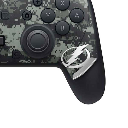 NHL Tampa Bay Lightning Camo Nintendo Switch 2 (2025) Pro Controller Skin