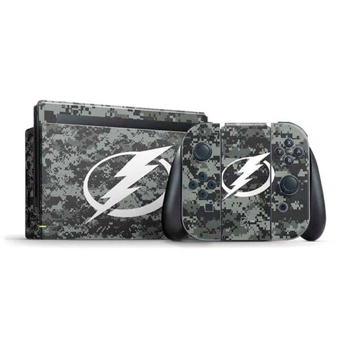 NHL Tampa Bay Lightning Camo Nintendo Skins