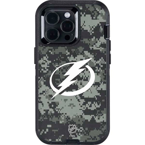 NHL Tampa Bay Lightning Camo Otterbox Defender iPhone Skin