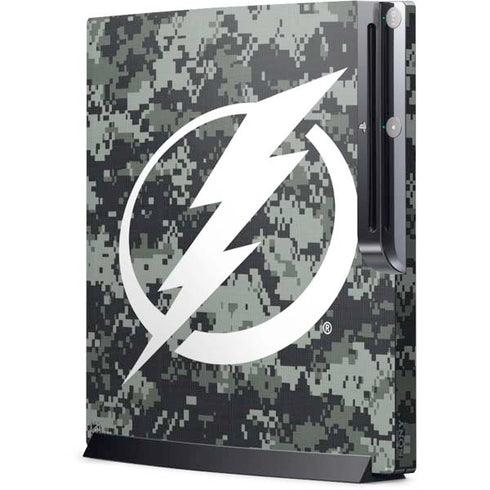NHL Tampa Bay Lightning Camo Playstation 3 & PS3 Slim Skin