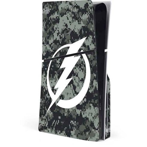 NHL Tampa Bay Lightning Camo PlayStation PS5 Skins