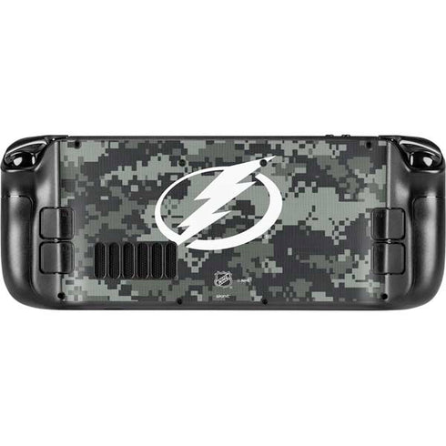 NHL Tampa Bay Lightning Camo Steam Deck Handheld Gaming Computer Skin
