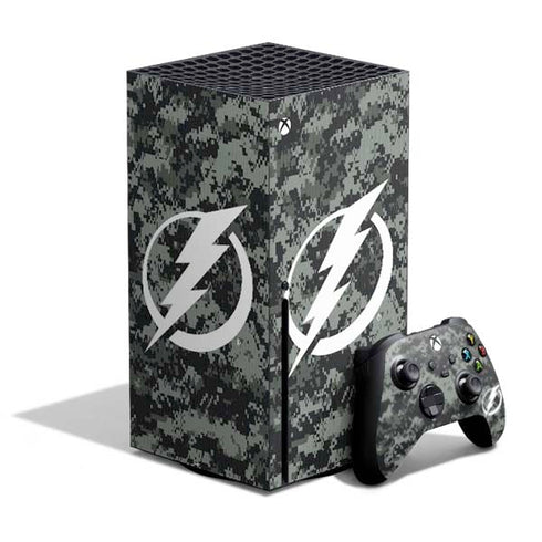 NHL Tampa Bay Lightning Camo Xbox Series X Skins