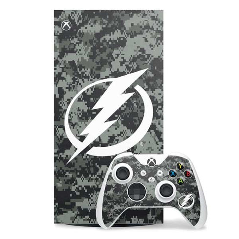 NHL Tampa Bay Lightning Camo Xbox Series X Skins