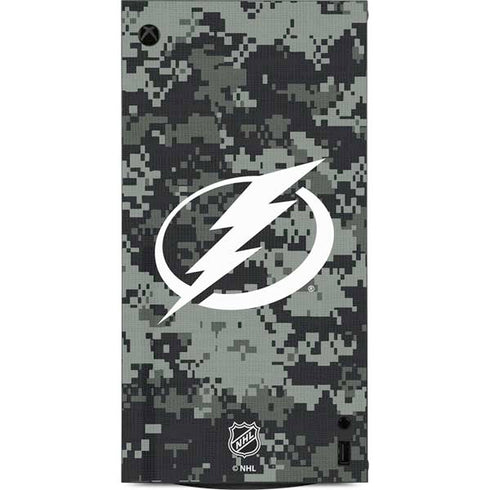 NHL Tampa Bay Lightning Camo XBox Series X Digital Edition Console Skin