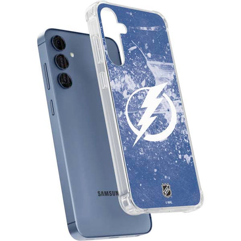 NHL Tampa Bay Lightning Frozen Galaxy A55 5G Clear Case