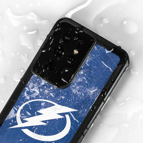NHL Tampa Bay Lightning Frozen Galaxy S24 Ultra Waterproof Case