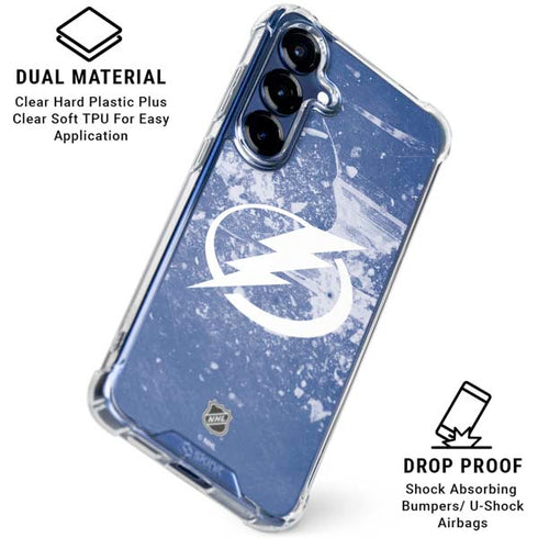 NHL Tampa Bay Lightning Frozen Galaxy S25 FE Clear Case