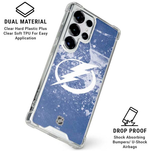 NHL Tampa Bay Lightning Frozen Galaxy S25 Ultra Clear Case