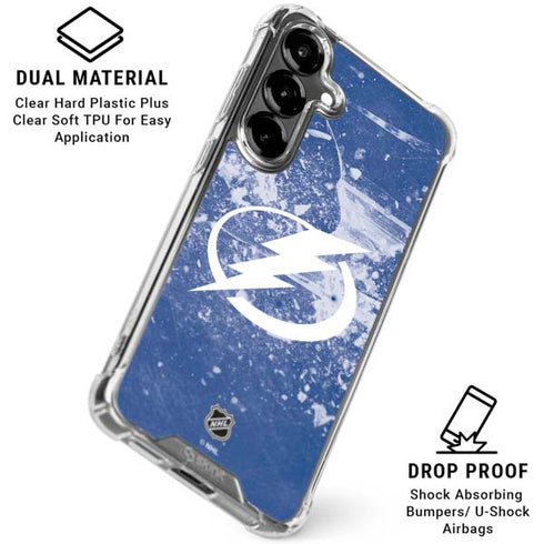NHL Tampa Bay Lightning Frozen Galaxy S26 Clear Case