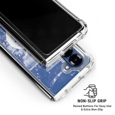 NHL Tampa Bay Lightning Frozen Galaxy Z Fold7 Clear Case